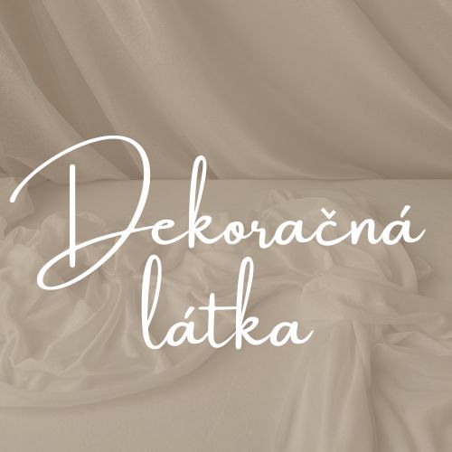 Prenájom svadobných dekoračných látok