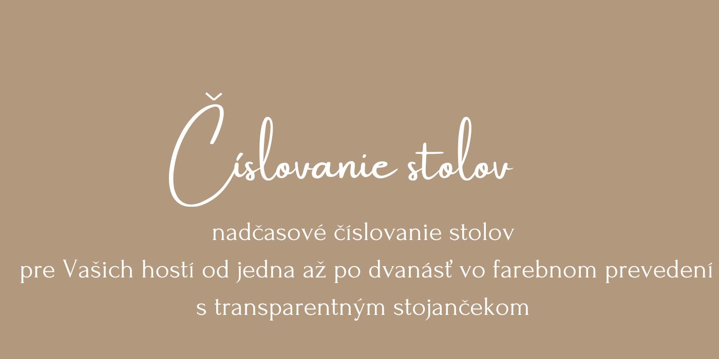 <p>Nadčasové číslovanie pre 12 stolov</p>
